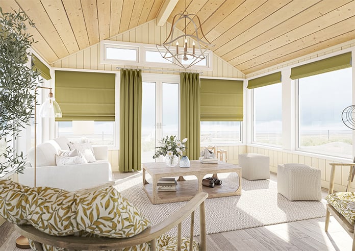 Stamford, Grass - Twist&Fit Roman Blind - Image 7